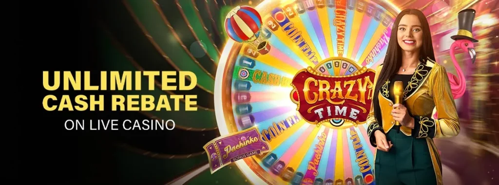 Unlimited Live Casino Cash Rebate